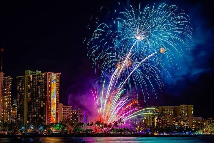 Board from Waikiki Beach for Friday Night Fireworks Sail on Hāwea - Photo 1 of 4